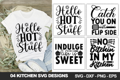 Kitchen Quotes SVG, Kitchen Towel &amp; Craft Designs Product Image 1