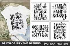 4th of July SVG Bundle | 4th of July Quotes Design Product Image 4
