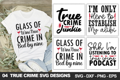 True Crime SVG Bundle , True Crime Shirt &amp; Craft Designs Product Image 3