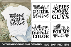 Thanksgiving Quotes SVG Bundle, Thanksgiving Shirt &amp; Craft D Product Image 3