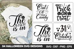 Halloween Quotes SVG Bundle, Halloween Shirt &amp; Craft Designs Product Image 4