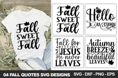 Fall Quotes SVG Bundle | Fall Shirt &amp; Craft Designs - Fall Product Image 2