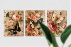Romantic Nature Flowers and Butterflies 12 Digital Papers/Po Product Image 7