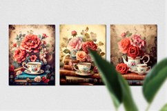 Vintage Cups, Books and Flowers Pack Product Image 4