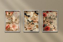 Romantic Nature Flowers and Butterflies 12 Digital Papers/Po Product Image 6