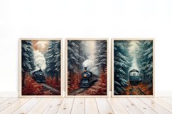 Vintage Forest Express Posters and Patterns Product Image 2