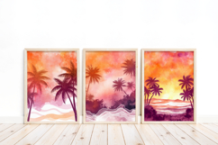 Watercolor Boho Sunset Product Image 5