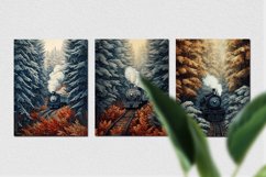 Vintage Forest Express Posters and Patterns Product Image 4