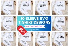 Sleeve T-shirt Designs SVG Bundle, Sleeve T-shirt Product Image 1