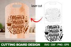 Mom’s Meals, Always the Best Cutting Board - Laser Cutting Product Image 1