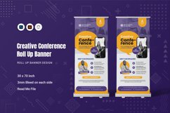 Creative Conference Roll Up Banner Product Image 1