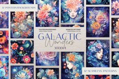 Galactic Grandeur Posters and Patterns Product Image 1