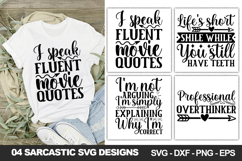 Sarcastic Quotes SVG Bundle , Sarcastic Shirt &amp; Craft Design Product Image 5