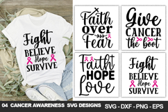 Thyroid Cancer Awareness SVG Bundle, Cancer Shirt &amp; Craft De Product Image 2