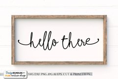 Hello There - Farmhouse SVG Product Image 1