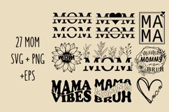 Mama Svg Bundle, Mom Svg, Leopard Mama Svg, Mother's Day Svg Product Image 1