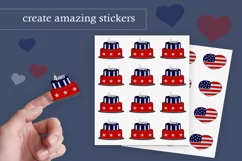12 Patriotic 4th of July Clipart Celebrate Independence Day Product Image 2