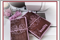 Twins in the hoop quilted embroidery design Product Image 2