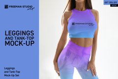 Leggings and Tank-Top Mock-Up Set Product Image 1