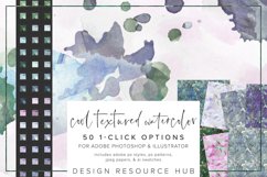 Cool Textured Watercolor Photoshop Styles Product Image 1