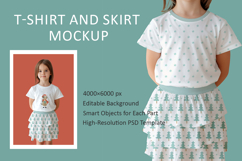 T-Shirt and Skirt Mockup Set PSD Templates Product Image 1