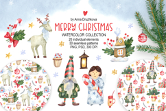 Merry Christmas Watercolor Collection Product Image 1