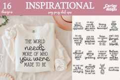 Inspirational Sublimation and Cut File Bundle Product Image 1