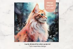 Maine Coon Tumbler Wrap Cat Tumbler Sublimation Designs 