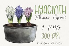 Spring flower clipart. Spring flowers Sublimation PNG Product Image 1