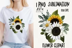 Flower bouquet sublimation design|Flower clipart|Floral PNG Product Image 1