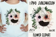 Flower bouquet sublimation design|Flower clipart|Floral PNG Product Image 1
