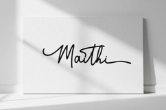 Maithi Monoline Script Font Product Image 1