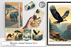 Digital Paper Majestic Animal Posters Product Image 1