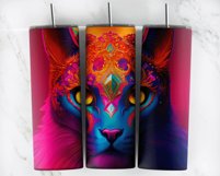 Royal Magical Cat Tumbler Wrap PNG Product Image 3