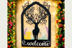 Majestic Deer Arch Key Holder Laser Cut Files &amp; SVG Files Product Image 5