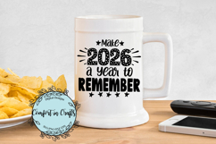 2026 Year to Remember, Happy New Year SVG &amp; Sublimation Product Image 3