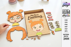 Make a Face Puzzle Laser Cut | My First Emotions | Wooden Pu Product Image 1
