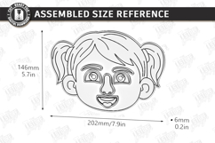 Make a Face Wooden Puzzle Laser Cut Bundle | Kids Laser |CNC Product Image 7
