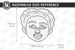 Make a Face Wooden Puzzle Laser Cut | Kids Laser |Montessori Product Image 2