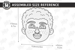 Make a Face Wooden Puzzle Laser Cut Bundle | Kids Laser |CNC Product Image 21