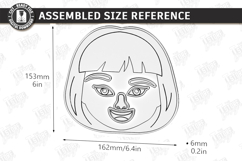 Make a Face Wooden Puzzle Laser Cut | Kids Laser |Montessori Product Image 2