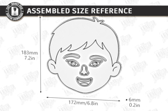 Make a Face Wooden Puzzle Laser Cut Bundle | Kids Laser |CNC Product Image 4