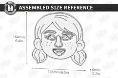 Make a Face Wooden Puzzle Laser Cut Bundle | Kids Laser |CNC Product Image 5
