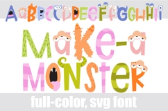 Make-a-monster Color Font Product Image 1