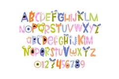 Make-a-monster Color Font Product Image 3