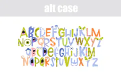 Make-a-Monster- Cute Halloween Color Font Product Image 14