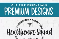 Make a bold statement with this Healthcare Squad SVG. Stand out from the crowd by creating personalized shirts and tote bags that showcase your appreciation for your Healthcare team. Compatible with Cricut and Silhouette cutting machines.