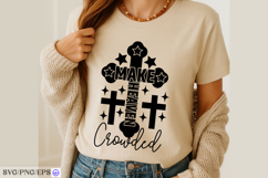 Christian Make Heaven Crowded SVG PNG T-shirt Design Product Image 4