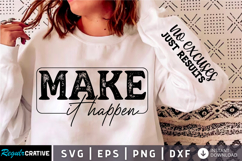 Make It Happen SVG Design Product Image 1