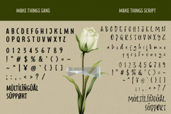 Make Things - Sans and Script Font Duo Typeface Product Image 2